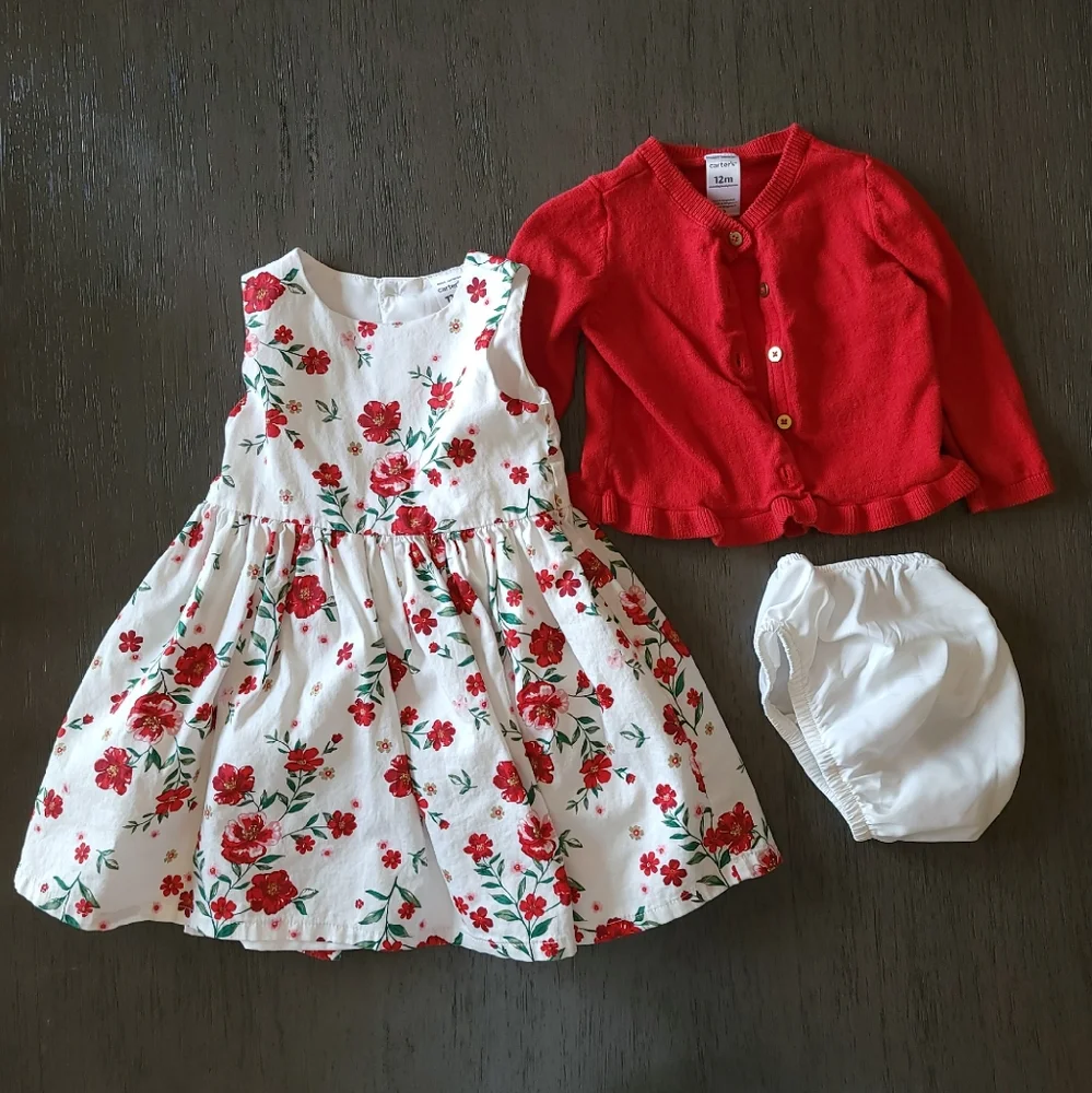 Carter's Floral Special‎ Occasion Dress